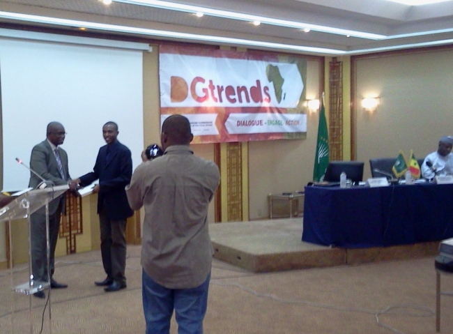 prize presentation